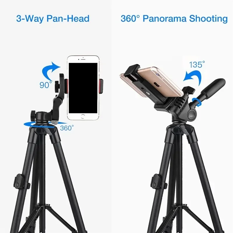 Photography Zone System - ขาตั้งกล้องแบบมืออาชีพแบบขยายได้สําหรับโทรศัพท์ Xiaomi Huawei iPhone Gopro กล้องวิดีโอการถ่ายภาพด้วยรีโมทคอนโทรลเซลฟี่