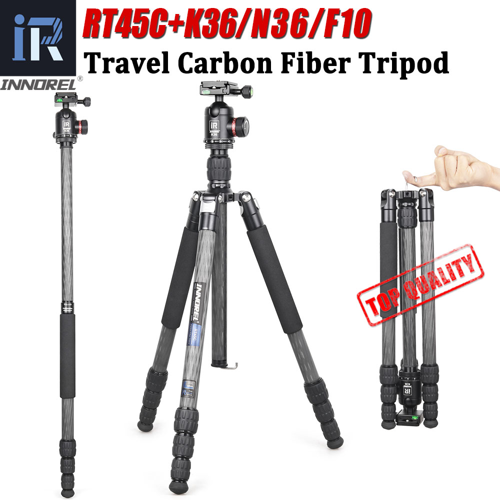 Camera Tripod Carbon - Multi-Function ขาตั้งกล้องคาร์บอนไฟเบอร์-INNOREL RT45C Professional Travel น้ำหนักเบา