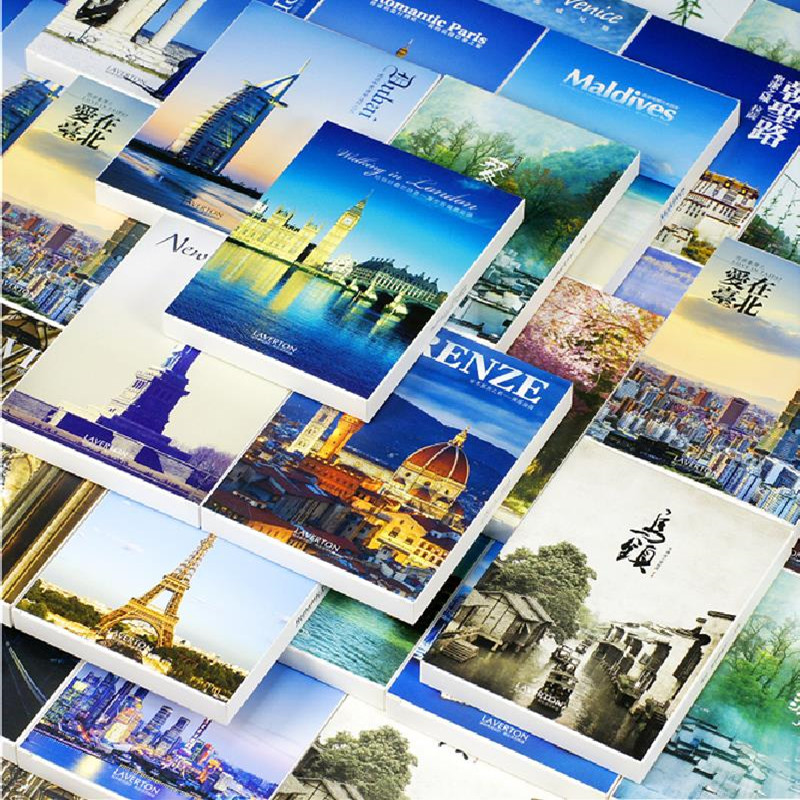 Photography Class - โปสการ์ดภาพทิวทัศน์สำหรับเดินทาง ขนาด 10x14 ซม. จำนวน 30