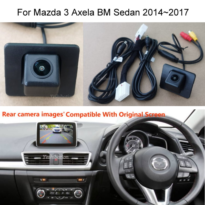 Xiaomi Photography Kit - รถดูด้านหลังกลับขึ้นกล้องชุดสำหรับ Mazda 3 Axela Mazda3ซีดาน BM
