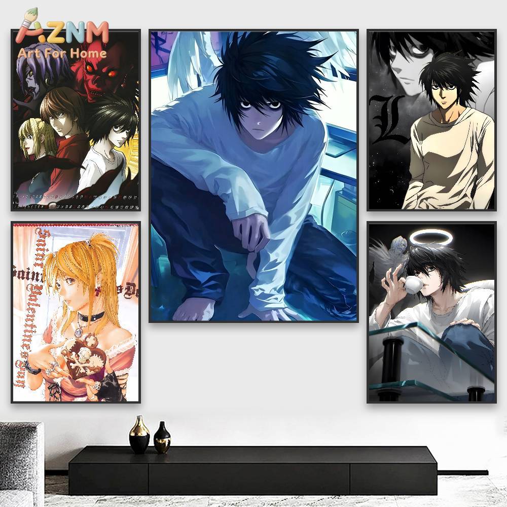 Photography Anime - AZNM เดธโน้ต ตัวละครอนิเมะ แอล. ลอว์ลีทและมิสะ อามาเนะ