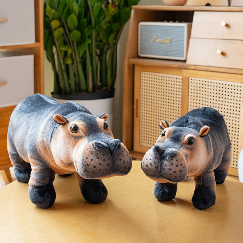 ตุ๊กตาฮิปโปอ้วนน่ารัก ขนาด 30/ - Photography Zoo บทวิจารณ์และราคา