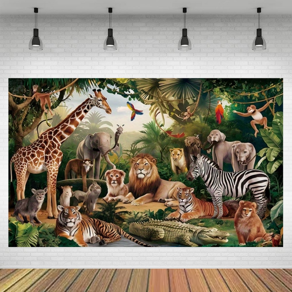 การผจญภัยในป่า ธีมปาร์ตี้สัตว์ - Photography Zoo บทวิจารณ์และราคา