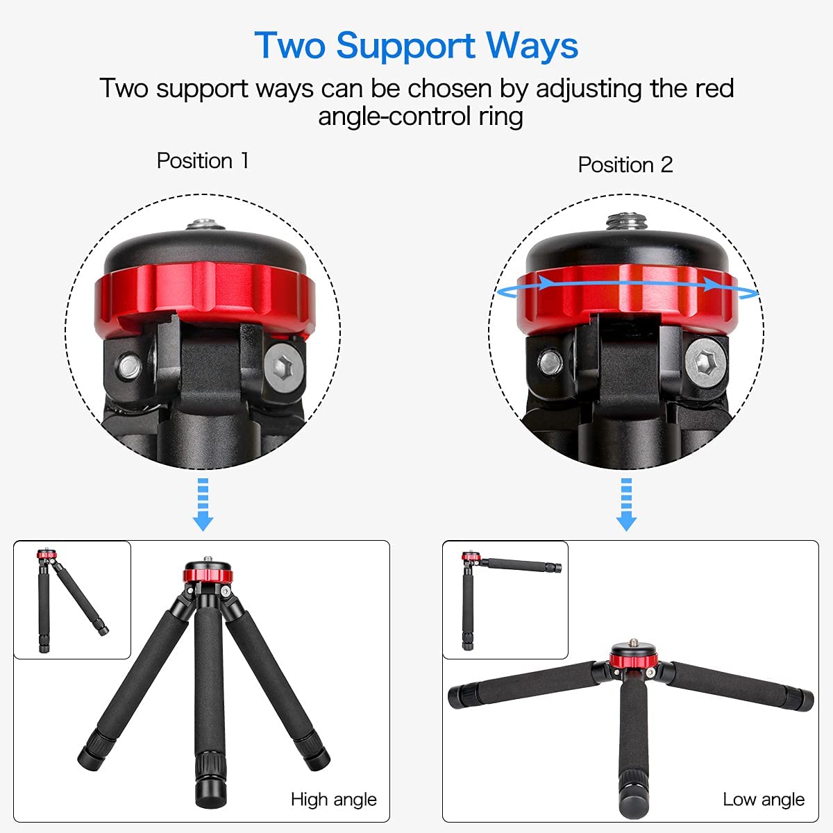 ขาตั้งกล้องอลูมิเนียม Manbily  - Camera Tripod Carbon บทวิจารณ์และราคา