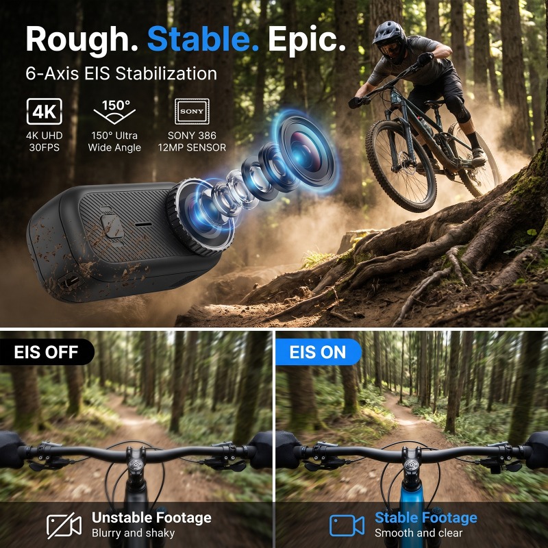 กล้องแอคชั่น APEX Action 4K กล - Photographic Memory บทวิจารณ์และราคา