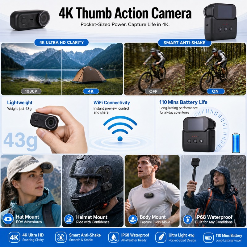 กล้องแอคชั่น APEX Action 4K กล - Photographic Memory บทวิจารณ์และราคา
