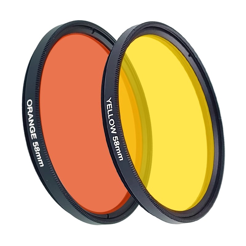 ฟิลเตอร์สีเหลืองส้มสำหรับตู้ปล - Photography Yellow Filter บทวิจารณ์และราคา