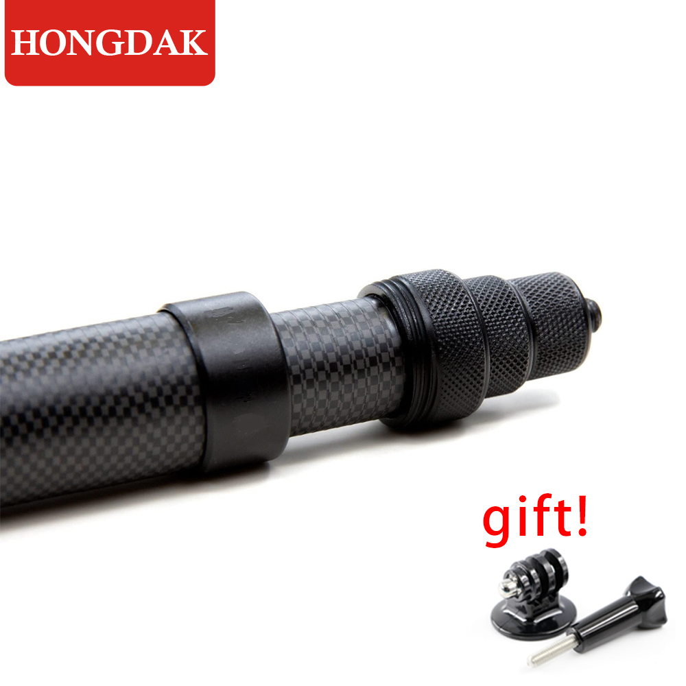 HONGDAK 3 M คาร์บอนไฟเบอร์ปรับ - Camera Tripod Carbon บทวิจารณ์และราคา