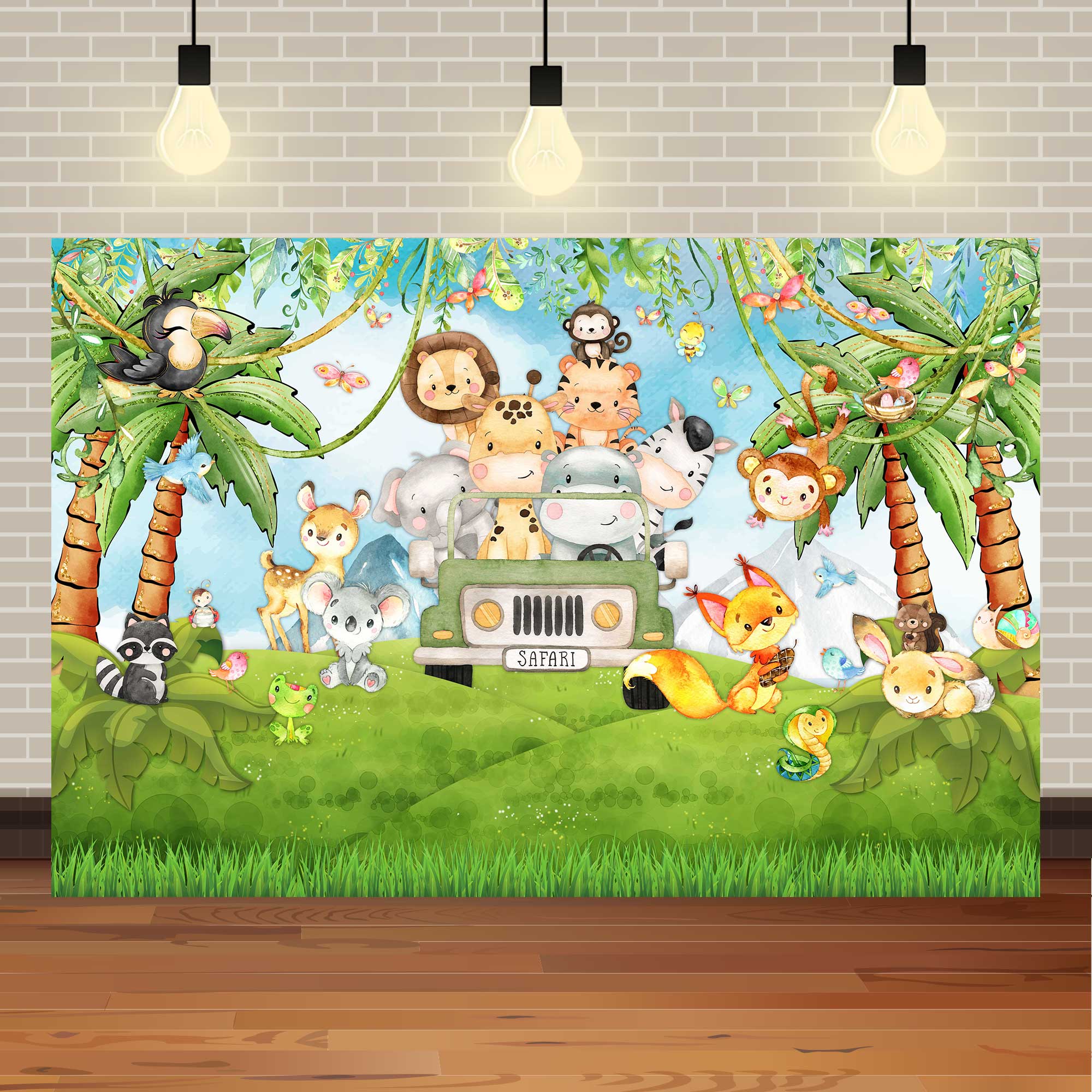 พื้นหลังปาร์ตี้สวนสัตว์ป่า VIK - Photography Zoo บทวิจารณ์และราคา