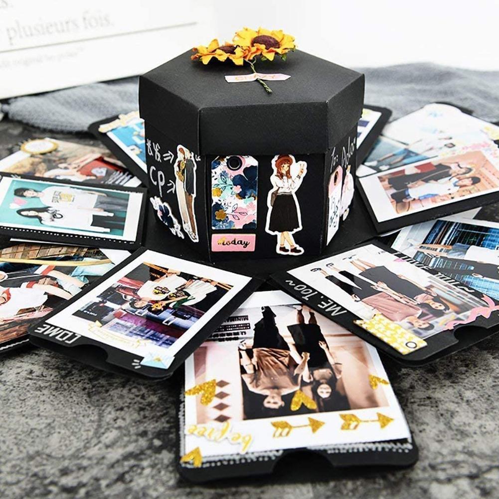 DIY ระเบิดอัลบั้มรูปของขวัญกล่ - Photographic Memory บทวิจารณ์และราคา
