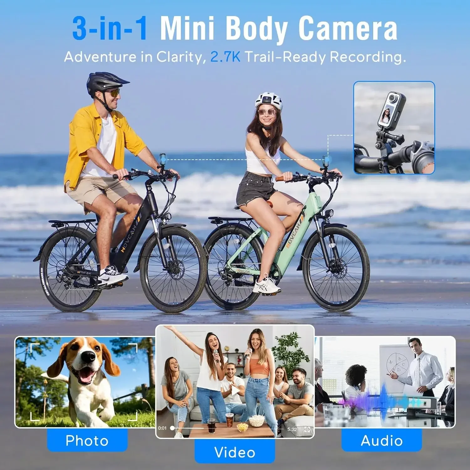 กล้องขนาดเล็ก 2.7K 1080P พร้อม - Photographic Memory บทวิจารณ์และราคา