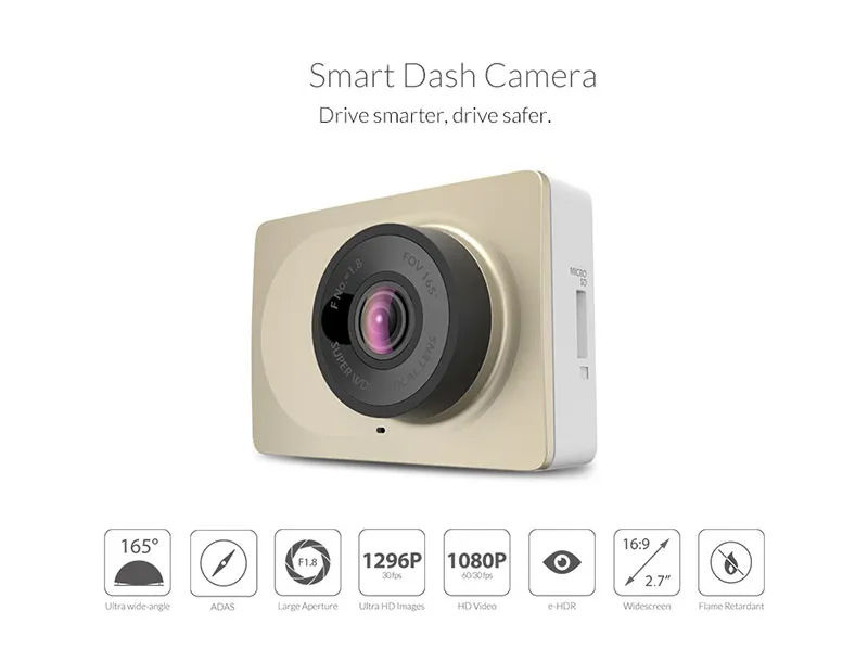กล้องติดรถยนต์ Xiao YI Smart D - Xiaomi Photography Kit บทวิจารณ์และราคา