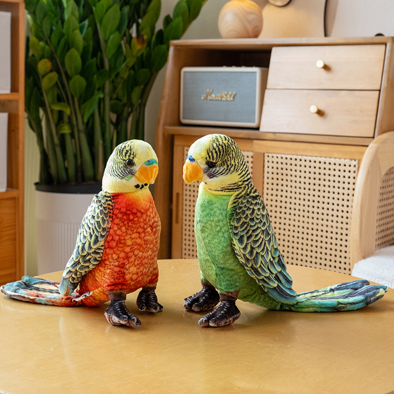 ตุ๊กตาพาร็อตนุ่มฟูเหมือนจริง ข - Photography Zoo บทวิจารณ์และราคา