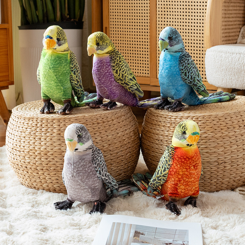 ตุ๊กตาพาร็อตนุ่มฟูเหมือนจริง ข - Photography Zoo บทวิจารณ์และราคา