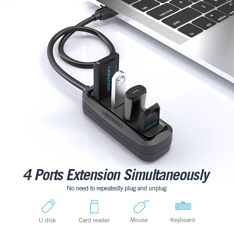 Vention ฮับ2.0 USB 4พอร์ตพร้อม - Xiaomi Photography Kit บทวิจารณ์และราคา