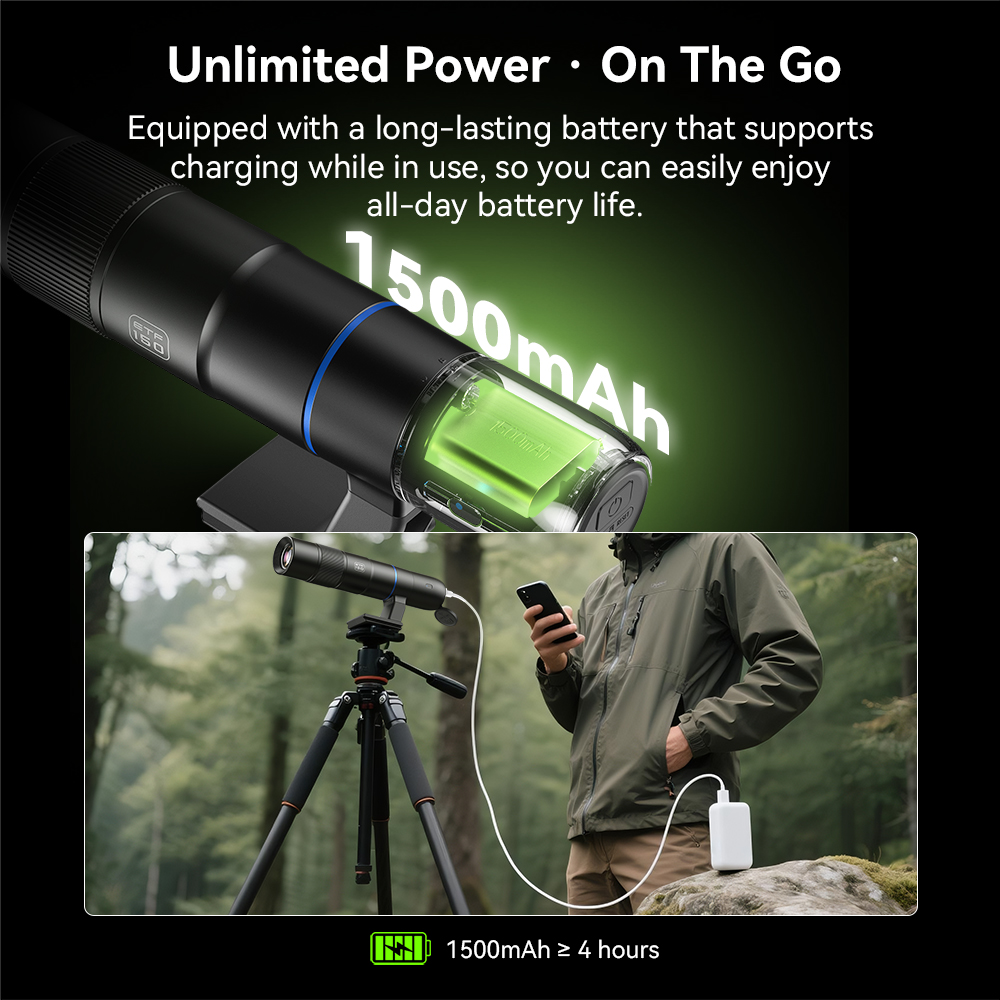 กล้องส่องทางไกล APEXEL 45X Opt - Photography Ratio บทวิจารณ์และราคา