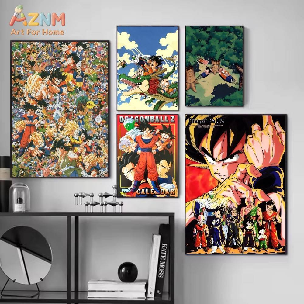 AZNM ดราก้อนบอล Z ภาพพิมพ์บนผ้ - Photography Anime บทวิจารณ์และราคา