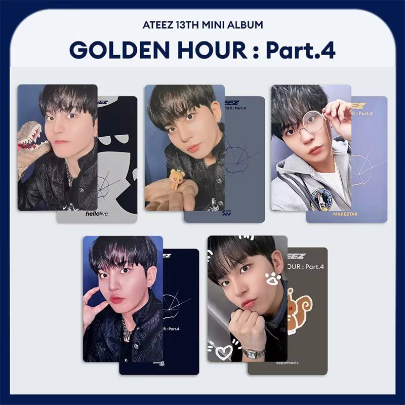 การ์ดสะสม Kpop ATEEZ 5 ชิ้น/ชุ - Photography News บทวิจารณ์และราคา