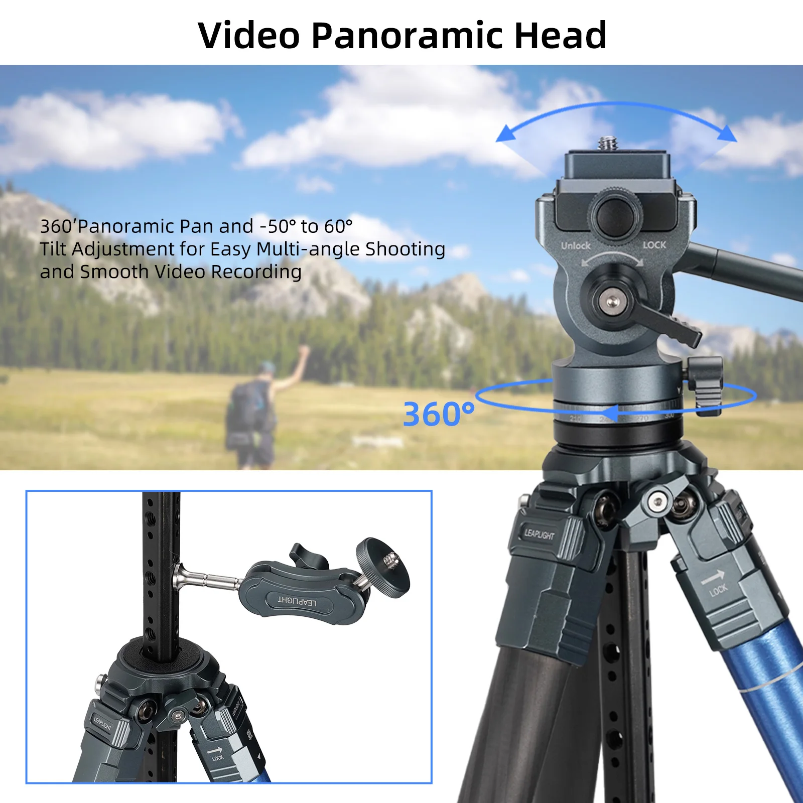 LEAPLIGHT ขาตั้งกล้องคาร์บอนไฟ - Camera Tripod Carbon บทวิจารณ์และราคา