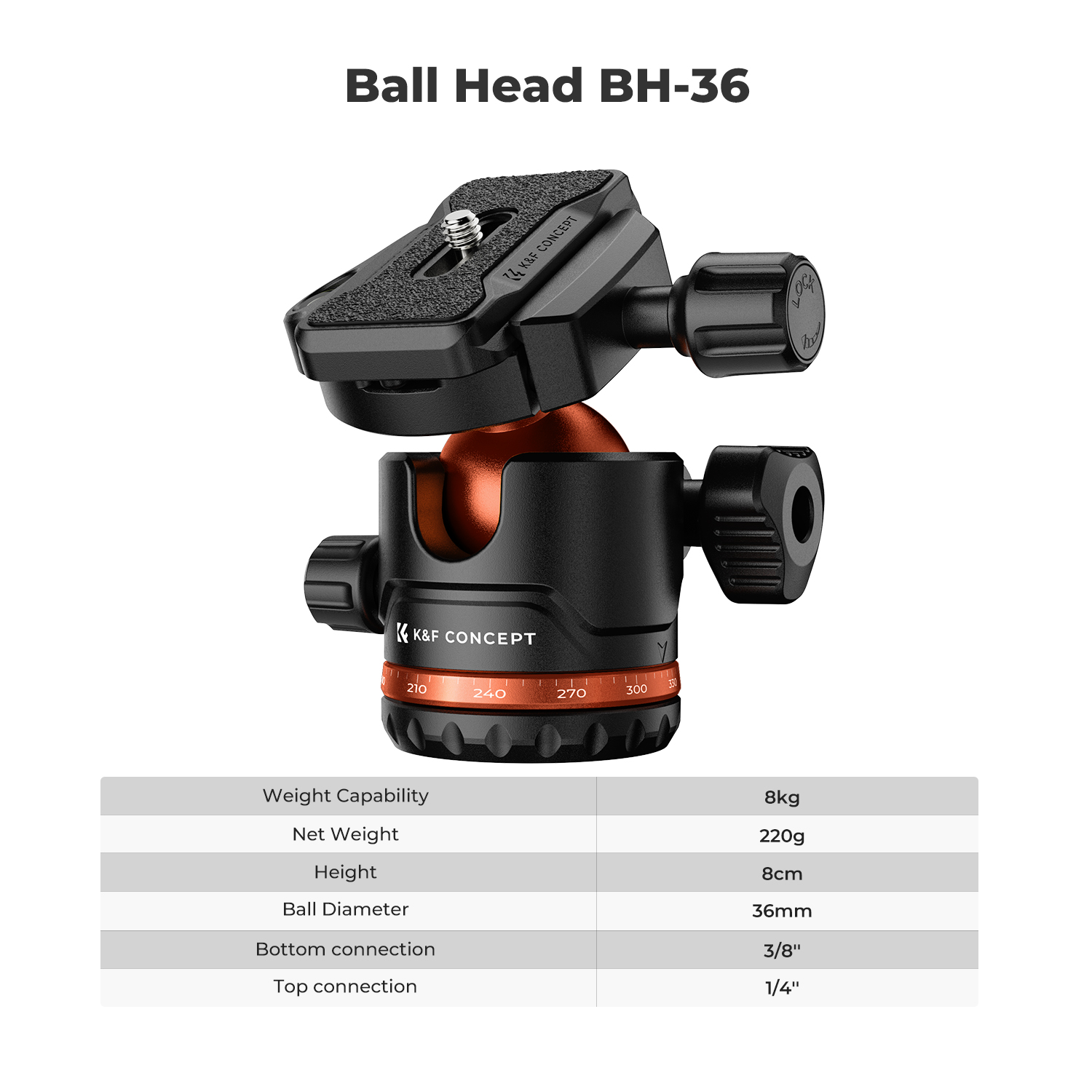 ขาตั้งกล้อง K&F CONCEPT 178 ซม - Camera Tripod Carbon บทวิจารณ์และราคา