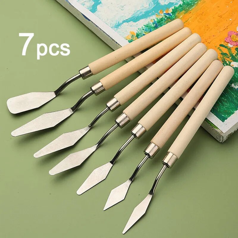 ชุดมีดปาดสีสแตนเลส 7 ชิ้น ชุดอ - Photography Fine Art บทวิจารณ์และราคา
