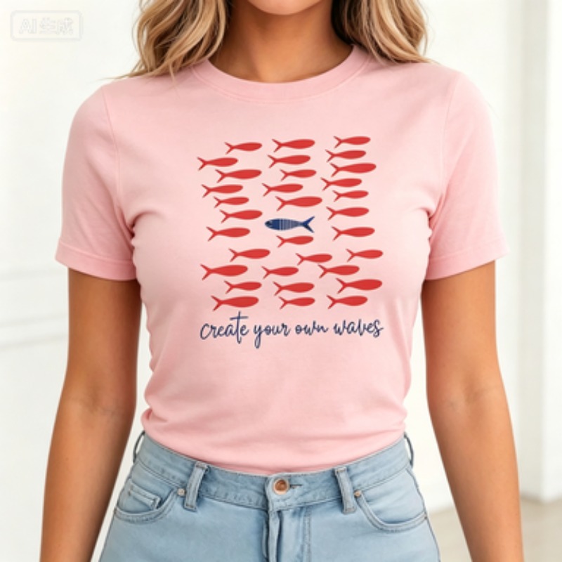 เสื้อยืดคอกลมผ้าฝ้ายสำหรับผู้ห - Photography Logo บทวิจารณ์และราคา