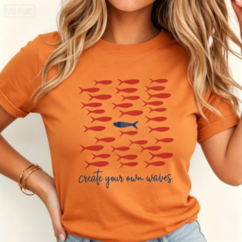 เสื้อยืดคอกลมผ้าฝ้ายสำหรับผู้ห - Photography Logo บทวิจารณ์และราคา