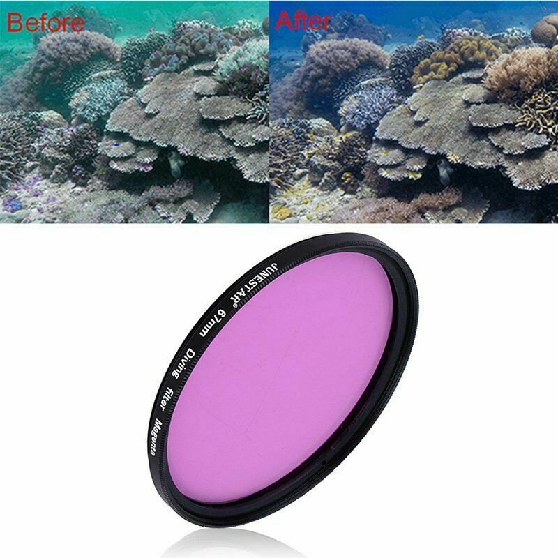 67 มม. สีแดงสีม่วงสีเหลือง Div - Photography Yellow Filter บทวิจารณ์และราคา